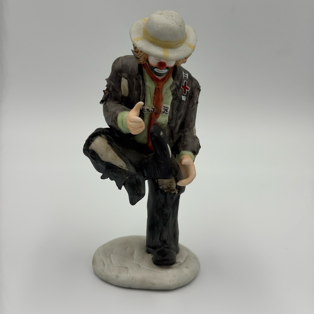 Vintage Emmet Kelly Jr. “Hole In The Sole” Hobo Collection by Flambro